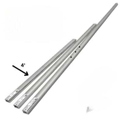 Alpha Guide Rail System 4' - Direct Stone Tool Supply, Inc