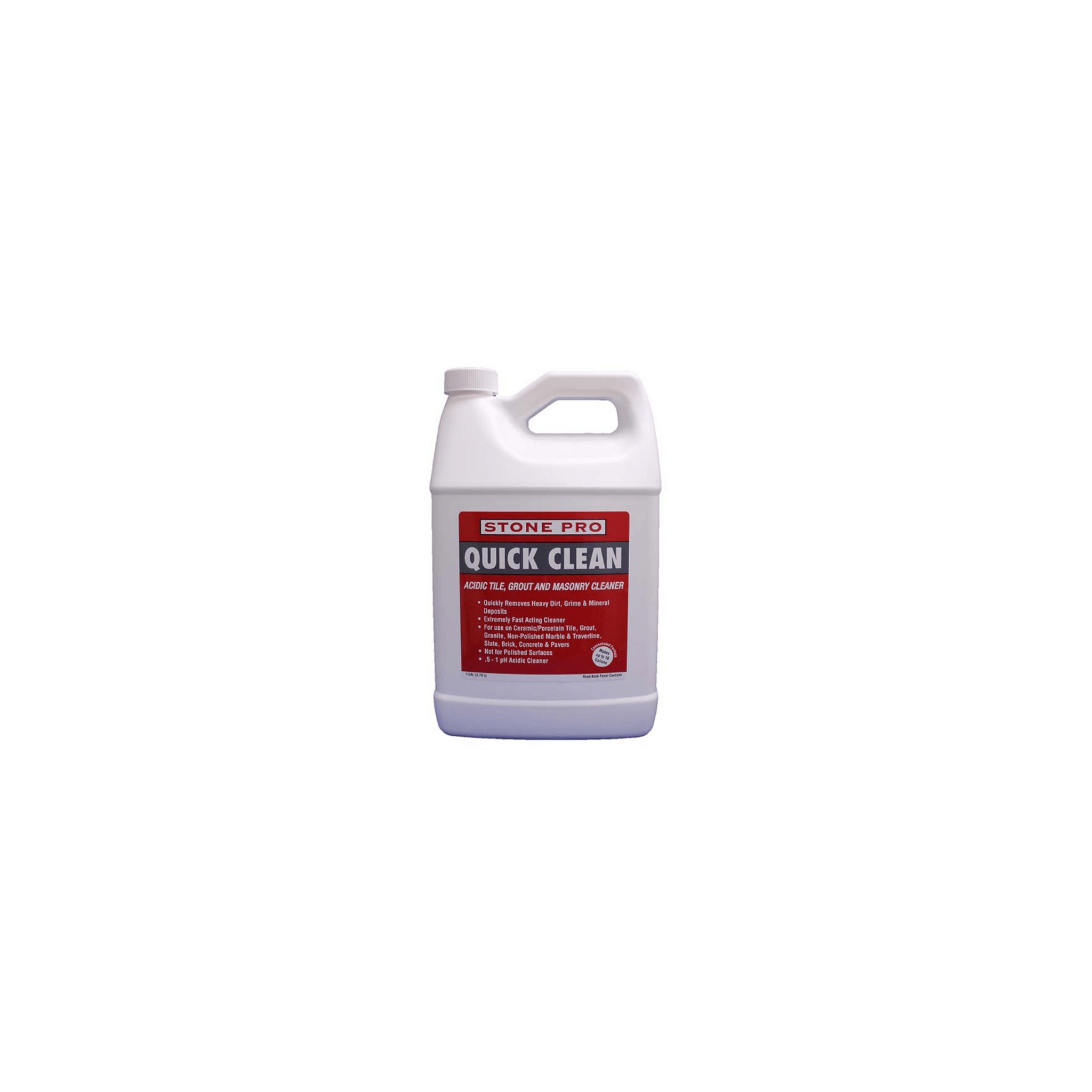 Stone Pro Quick Clean - Heavy Duty Tile & Stone Cleaner, 1 gallon - Direct Stone Tool Supply, Inc