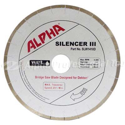 Alpha Silencer III for Dekton® 14" Blade - Direct Stone Tool Supply, Inc