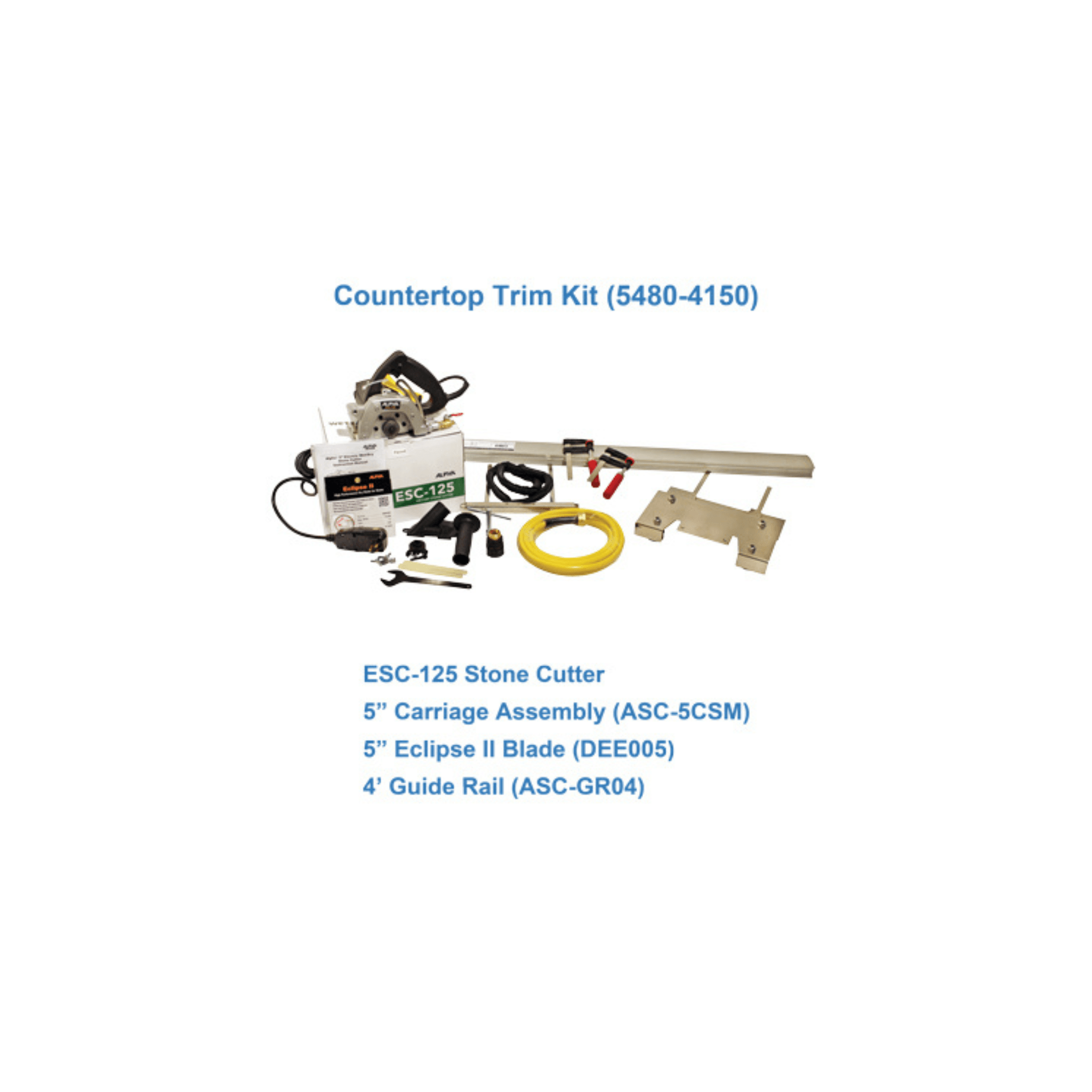 Alpha Countertop Trim Kit (ESC-125) - Direct Stone Tool Supply, Inc