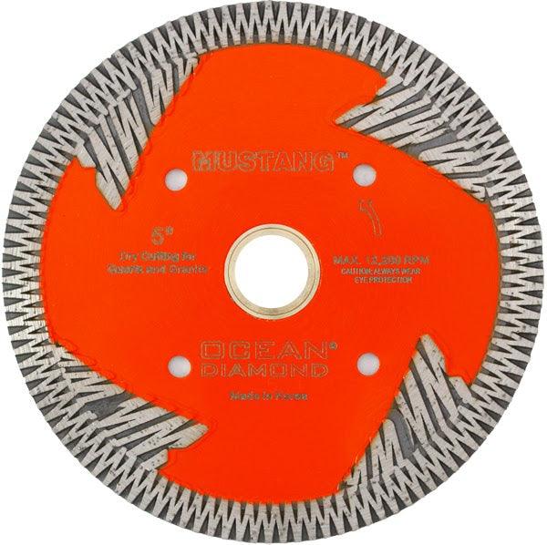 MUSTANG Side-Segment Turbo Blade 5" - Direct Stone Tool Supply, Inc