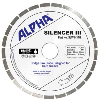 Alpha Silencer III for Granite 14" Blade - Direct Stone Tool Supply, Inc