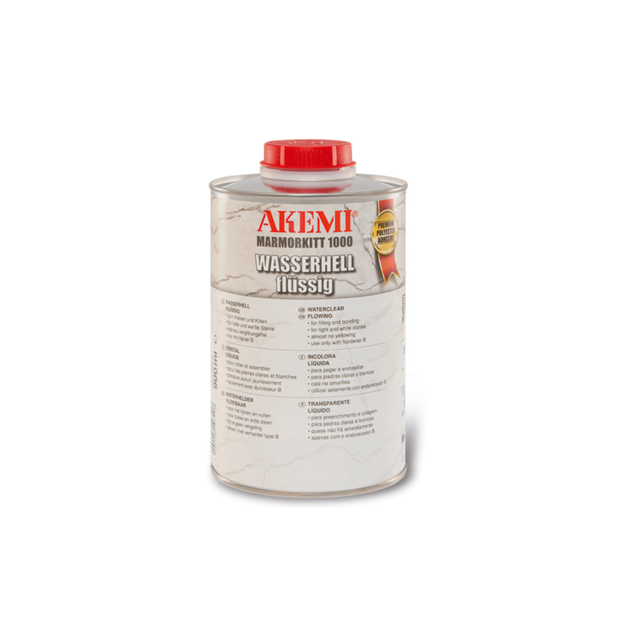 Akemi Marble Filler 1000 Transparent Waterclear - Direct Stone Tool Supply, Inc