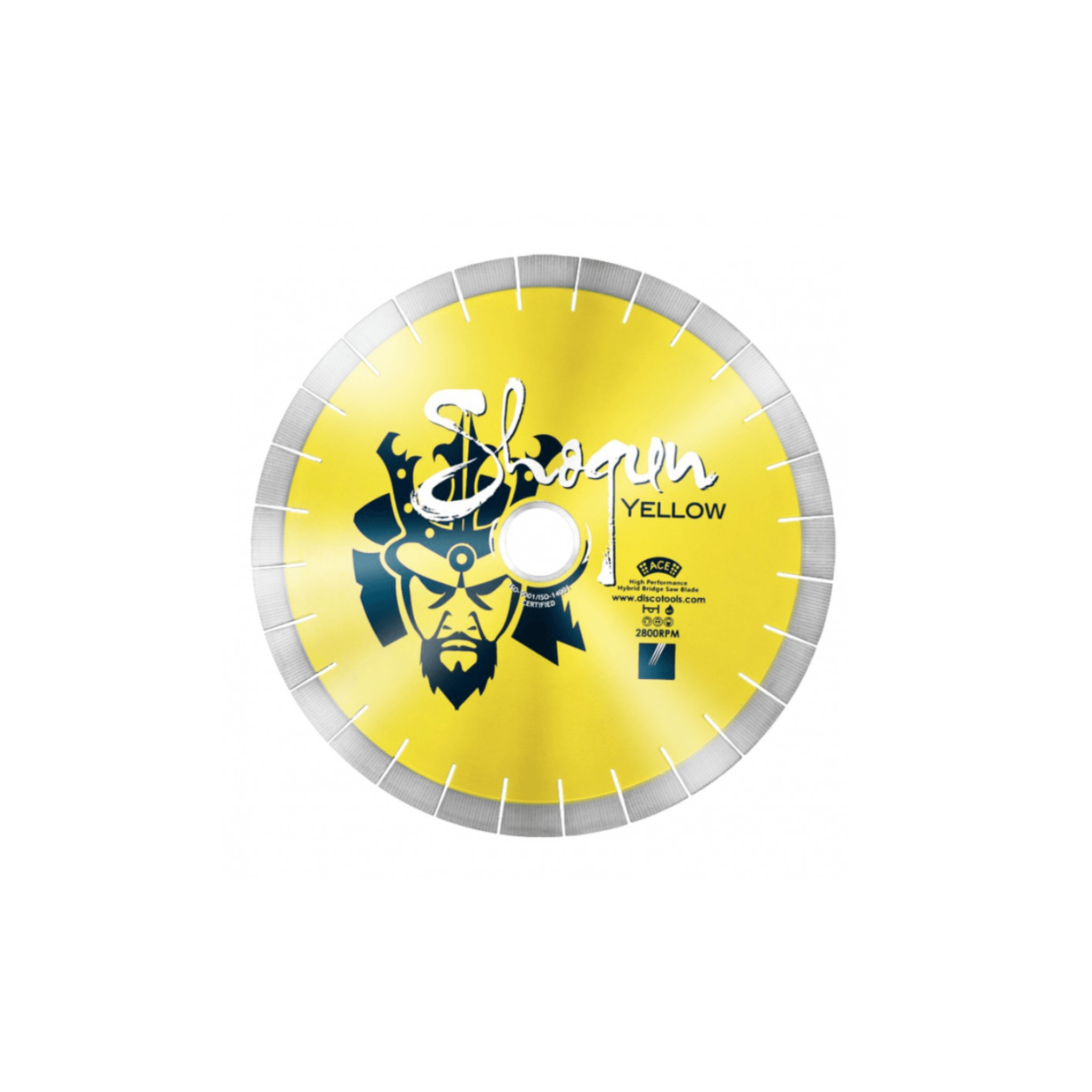 Disco Shogun Yellow 14" Blade - Direct Stone Tool Supply, Inc