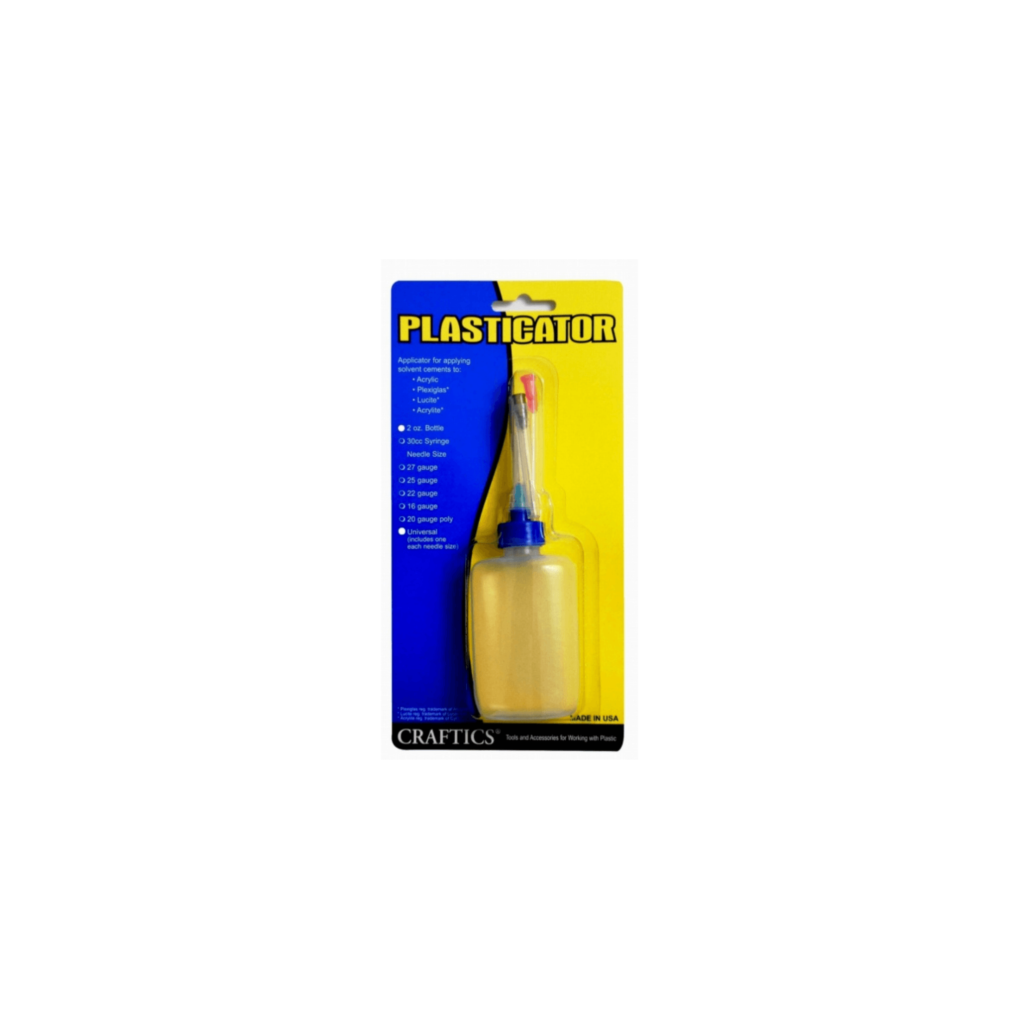 Plasticator Glue Bottle and Applicator - Direct Stone Tool Supply, Inc