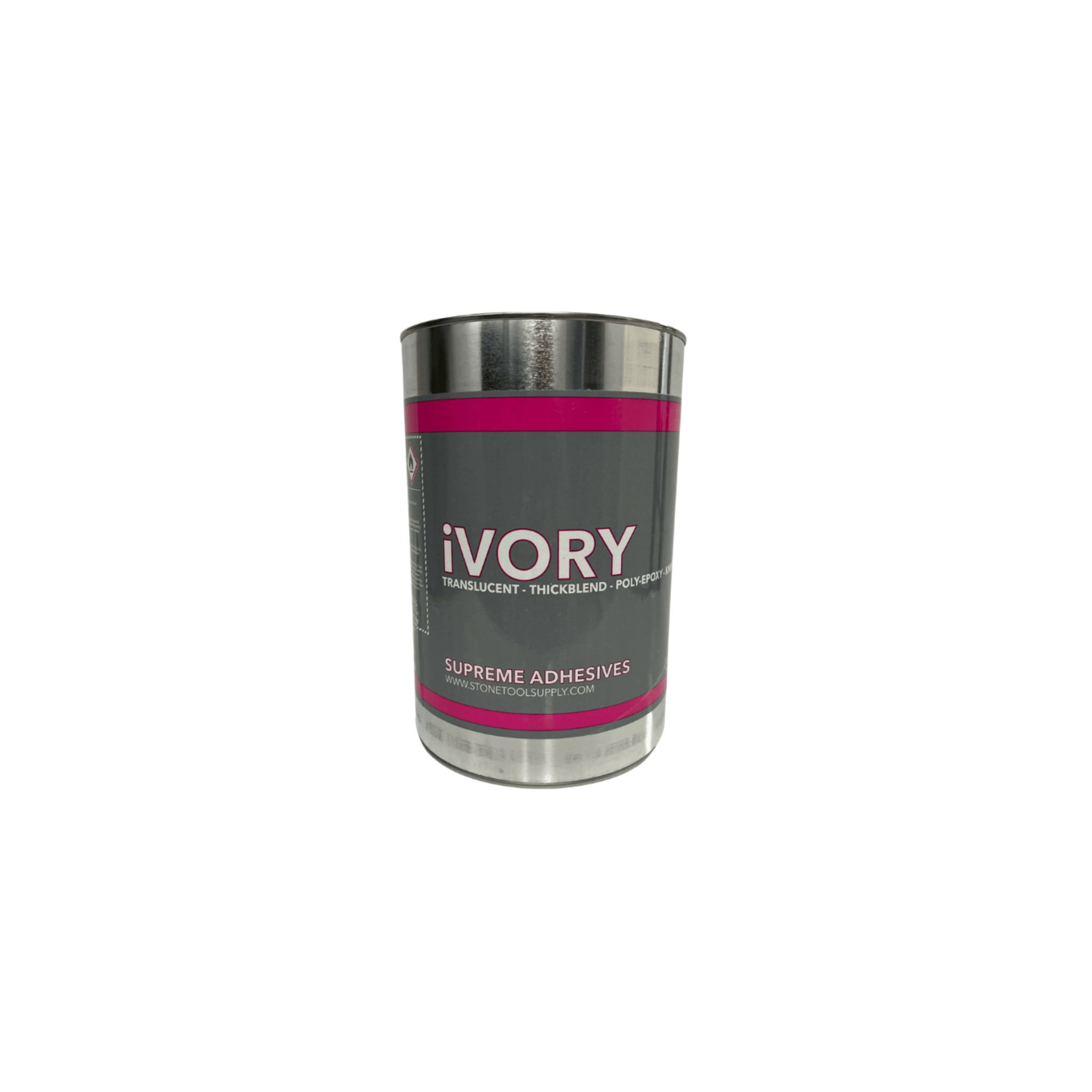 Supreme Adhesives Ivory Poly-Epoxy- 1.25 Gallon - Direct Stone Tool Supply, Inc