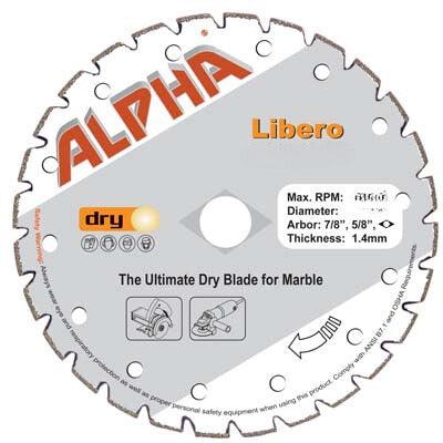 Alpha Libero Blade 5" - Direct Stone Tool Supply, Inc