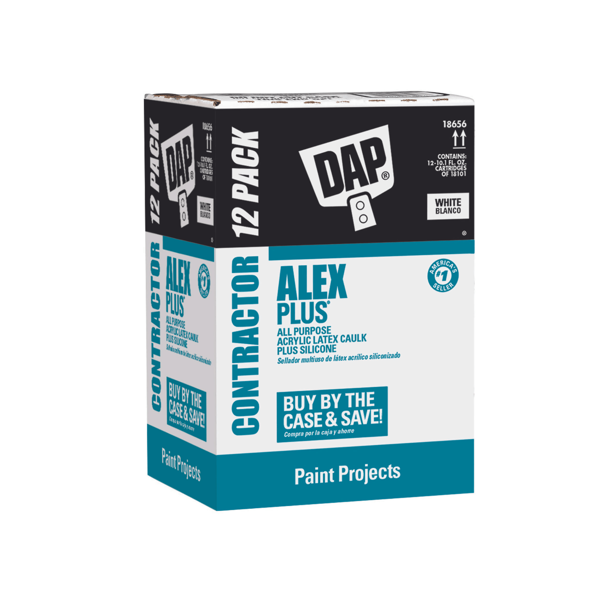 ALEX PLUS® All Purpose Acrylic Latex Caulk Plus Silicone - Direct Stone Tool Supply, Inc