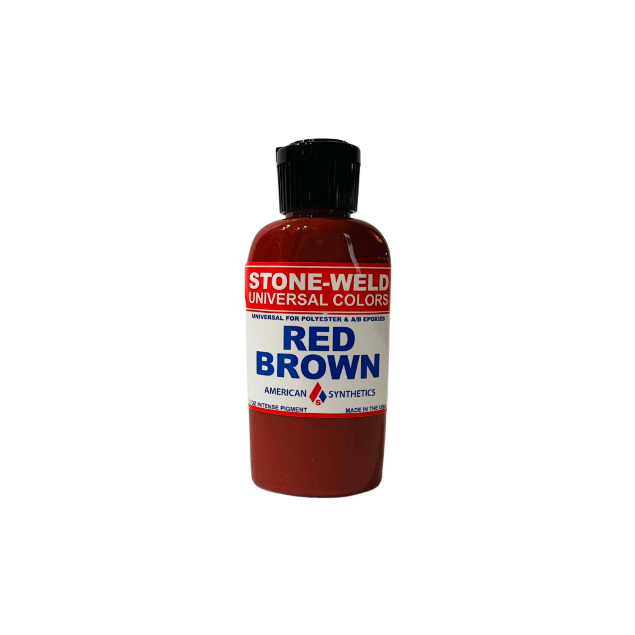 Stone-Weld 2 oz. Universal Color, Red-Brown - Direct Stone Tool Supply, Inc