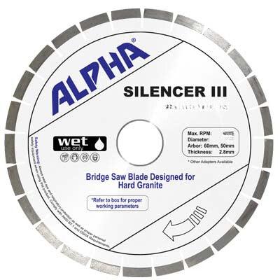 Alpha Silencer III for Granite 16" Blade - Direct Stone Tool Supply, Inc