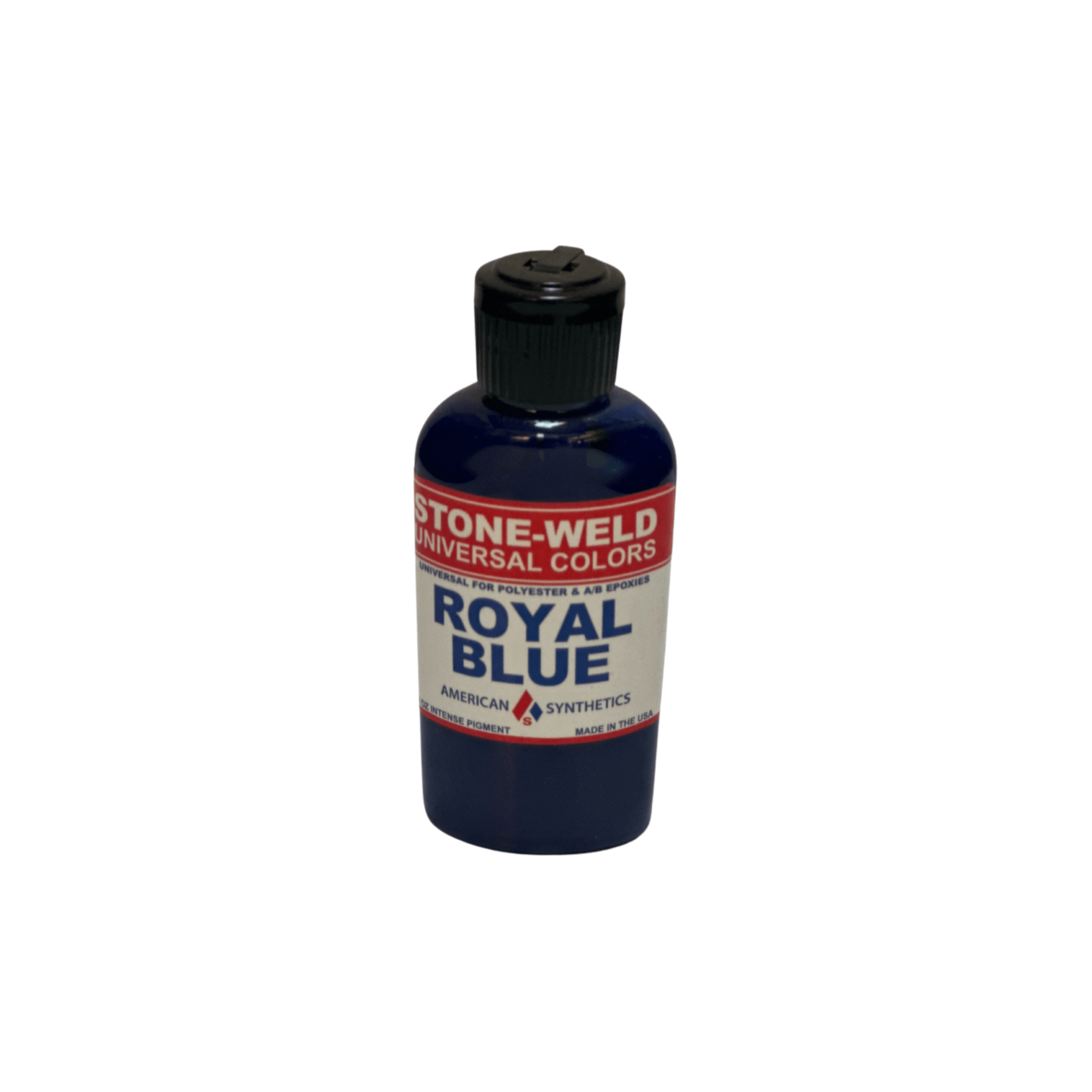 Stone-Weld 2 oz. Universal Color, Royal Blue - Direct Stone Tool Supply, Inc