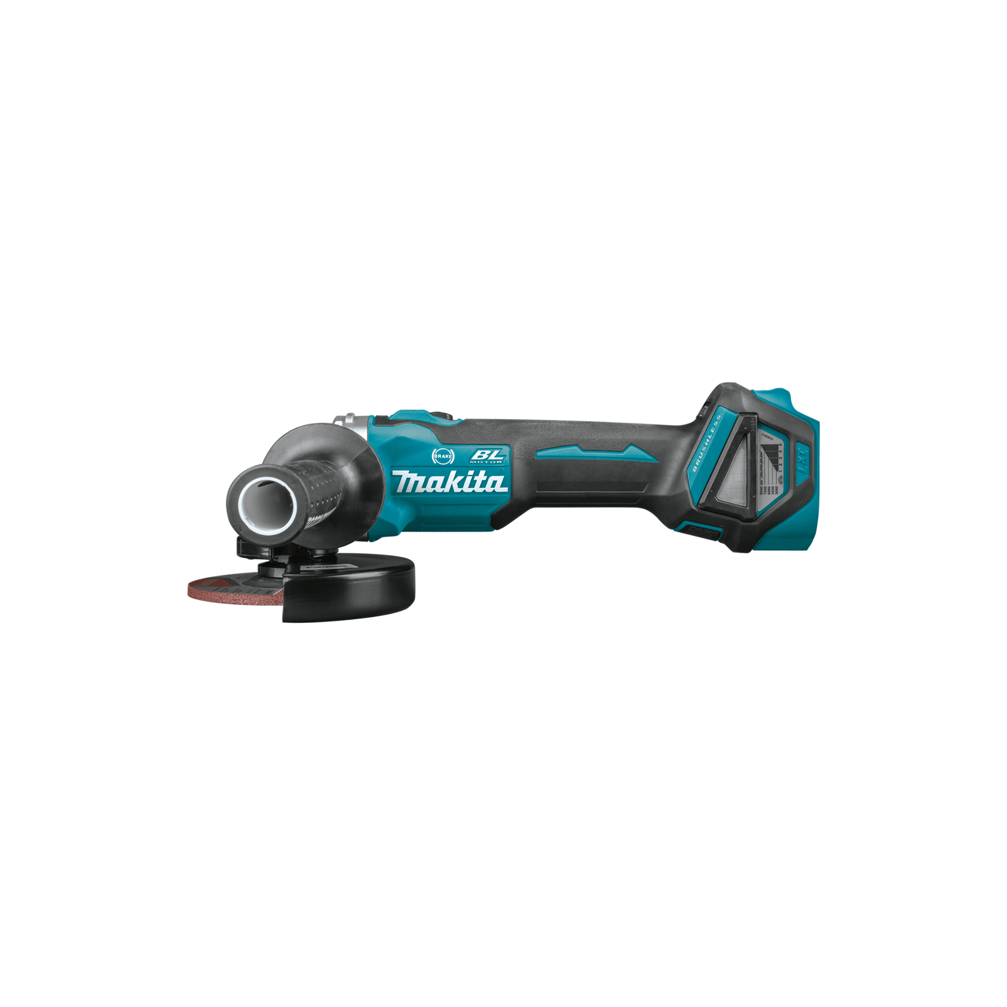 Makita XAG16Z 18V LXT® Lithium‑Ion Brushless Cordless 4‑1/2” / 5" Cut‑Off/Angle Grinder, with Electric Brake, Tool Only - Direct Stone Tool Supply, Inc