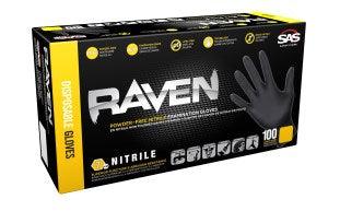 Raven® Powder-Free Nitrile Exam Grade Disposable Gloves "Large" - Direct Stone Tool Supply, Inc