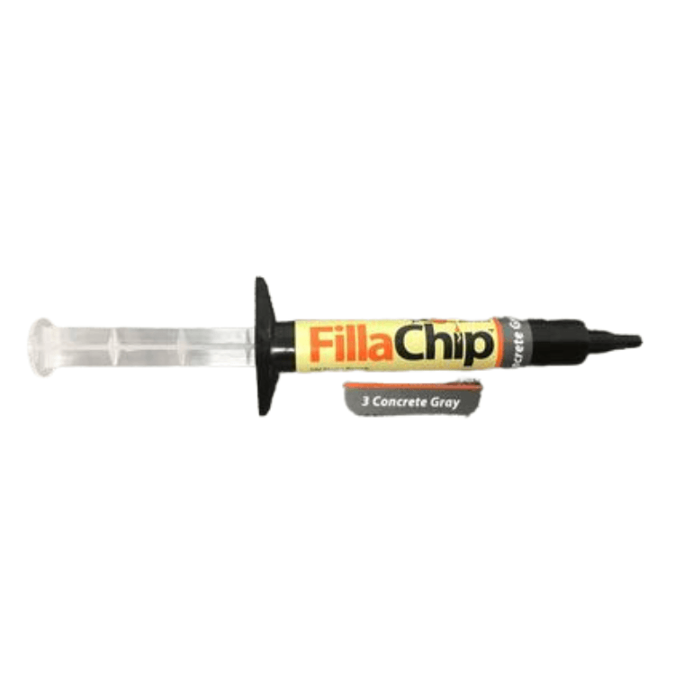 FillaChip™ Concrete Gray Syringe - Direct Stone Tool Supply, Inc