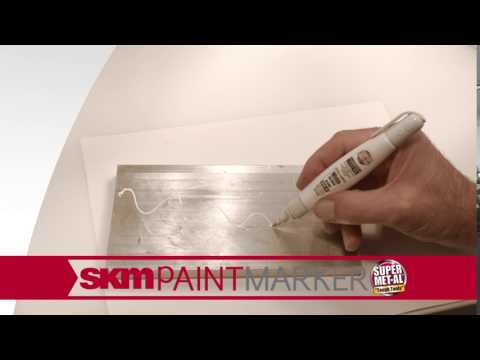 SKM Super Met-Al Marker Fine Metal Tip "White"-3