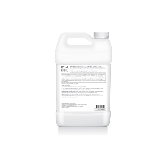 MORE® Stone & Quartz Cleaner + Protector Gallon - Direct Stone Tool Supply, Inc
