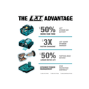 Makita XAG16Z 18V LXT® Lithium‑Ion Brushless Cordless 4‑1/2” / 5" Cut‑Off/Angle Grinder, with Electric Brake, Tool Only - Direct Stone Tool Supply, Inc