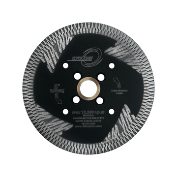 Cyclone Side Segment Turbo Blade 5" - Direct Stone Tool Supply, Inc