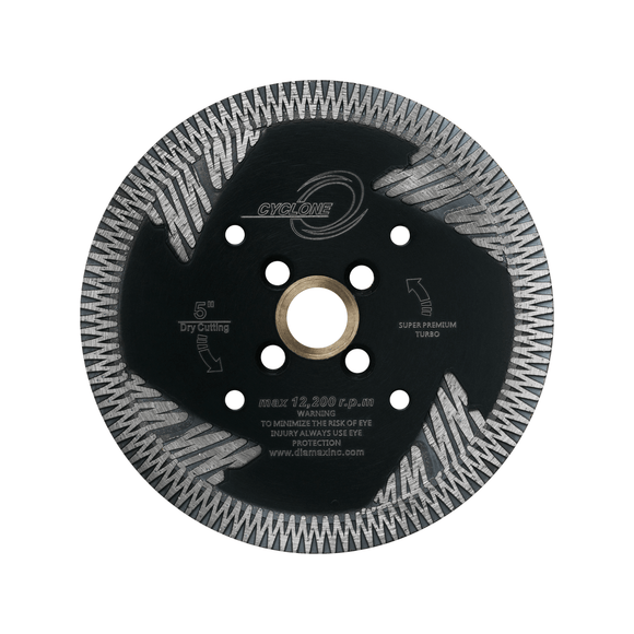 Cyclone Side Segment Turbo Blade 5" - Direct Stone Tool Supply, Inc