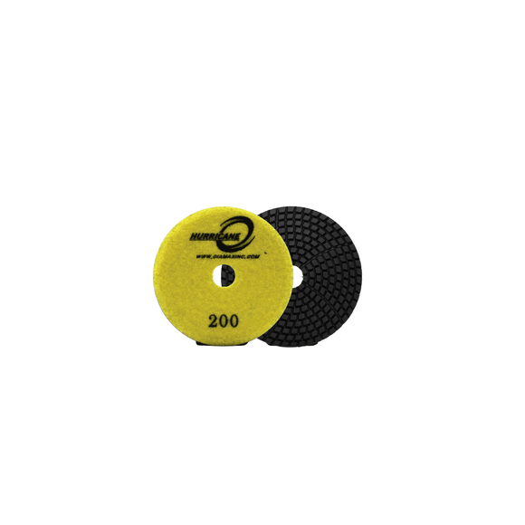 Cyclone Hurricane Polishing Pad 4" 200 Grit - Direct Stone Tool Supply, Inc