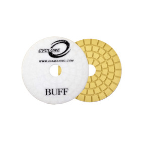 Cyclone Premium White Buff 4" - Direct Stone Tool Supply, Inc
