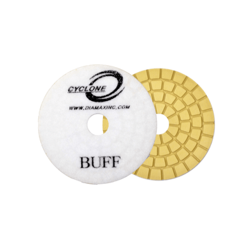 Cyclone Premium White Buff 4" - Direct Stone Tool Supply, Inc
