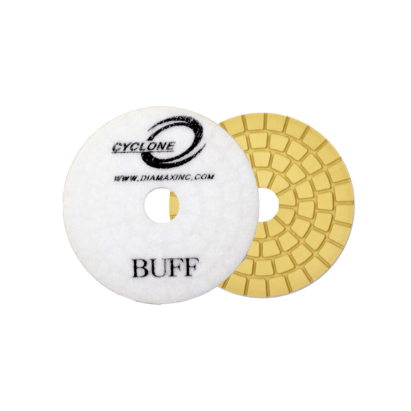 Cyclone Premium White Buff 4" - Direct Stone Tool Supply, Inc