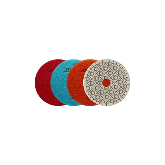 Cyclone Typhoon ES White 3-Step Polishing Pad #1 - Direct Stone Tool Supply, Inc