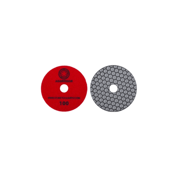Aggressor 4" Dry Polishing Pad #100 - Direct Stone Tool Supply, Inc