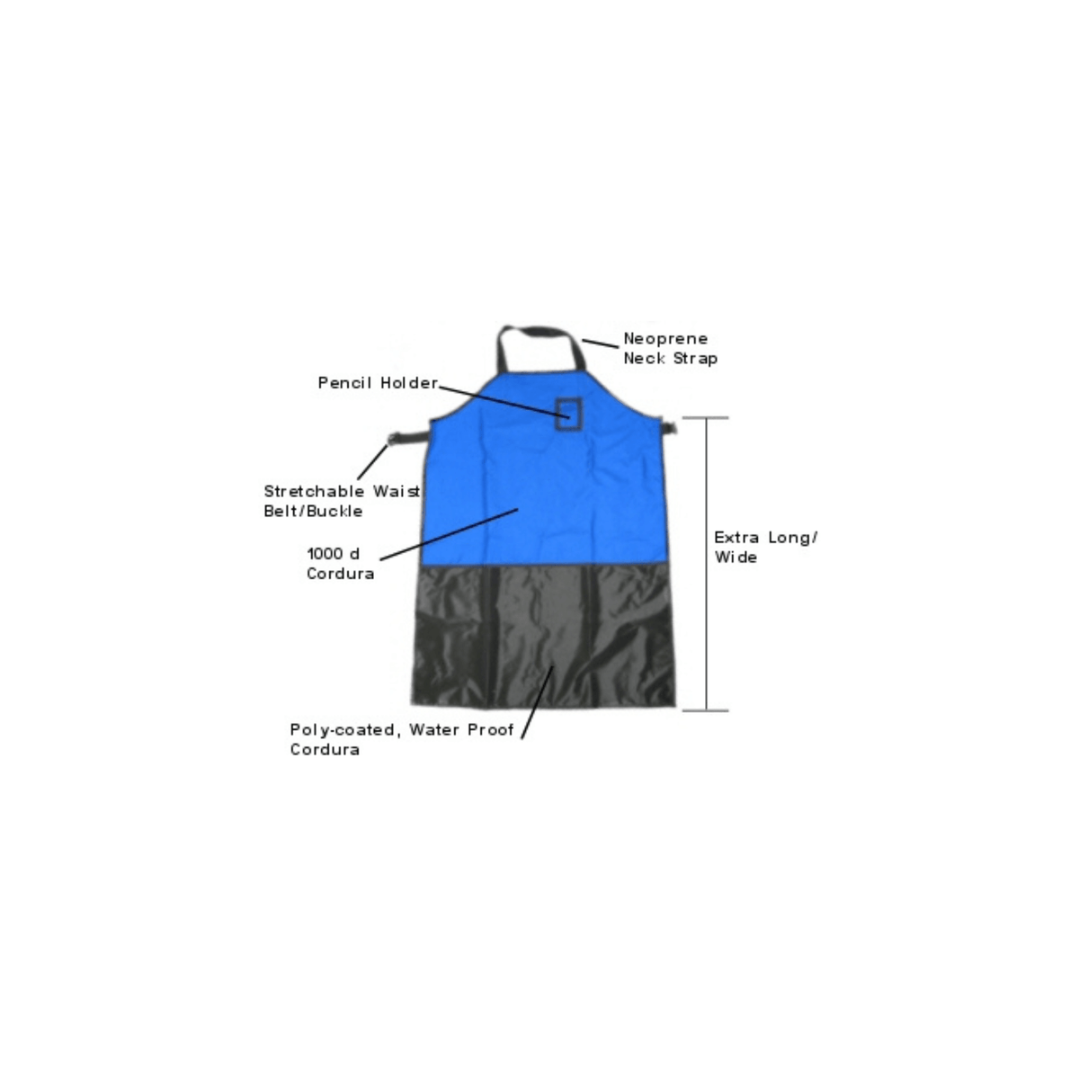 Bullet Proof™ Brand Standard Fabricator Apron | Direct Stone Tool ...