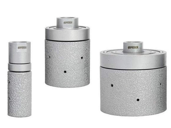 APEXX 1" Brazed Sink Drum Medium with Top Bearing - Direct Stone Tool Supply, Inc