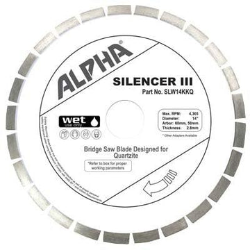 Alpha Silencer III for Quartzite 14" - Direct Stone Tool Supply, Inc