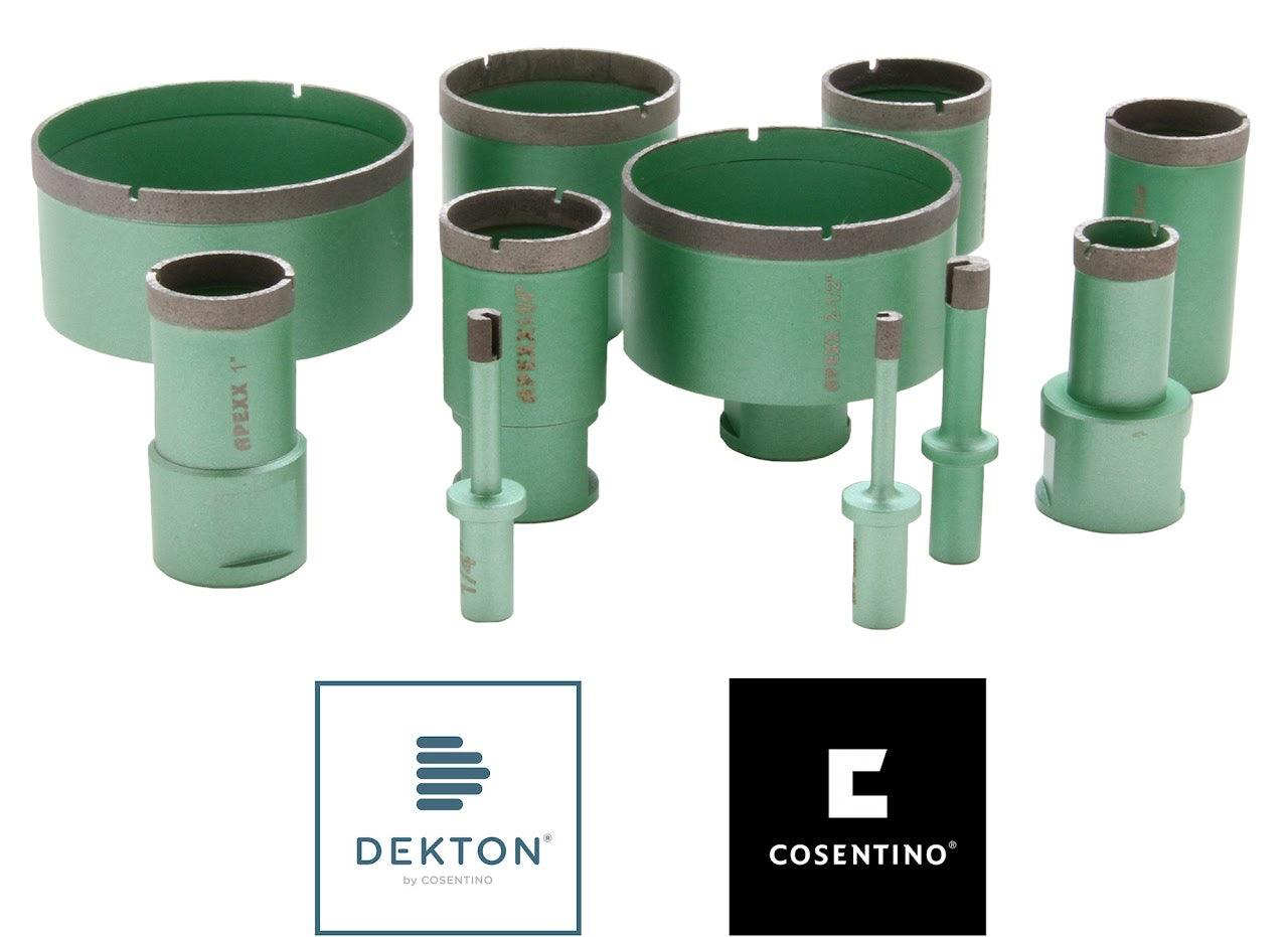 Compact Wall Bit APEXX Green Thin-Wall Porcelain/UCS Core Bit 1-1/2