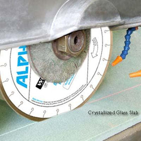 Alpha Silencer III for Porcelain/Crystallized Glass 16" Blade - Direct Stone Tool Supply, Inc