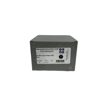 5" Velcro Backed Sandpaper, 800 grit - Direct Stone Tool Supply, Inc