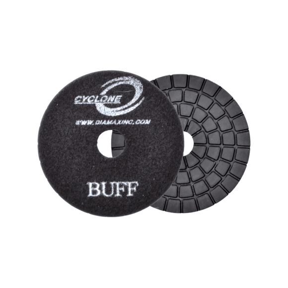 Cyclone Premium Black Buff 4" - Direct Stone Tool Supply, Inc
