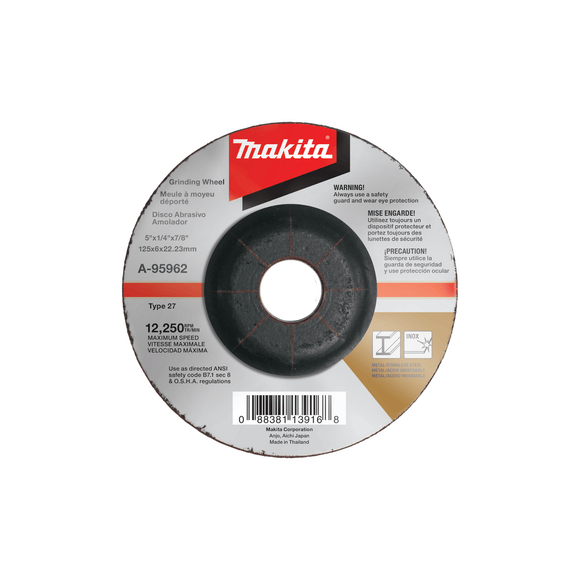 Makita 9565CV 5" SJS™ High‑Power Angle Grinder - Direct Stone Tool Supply, Inc