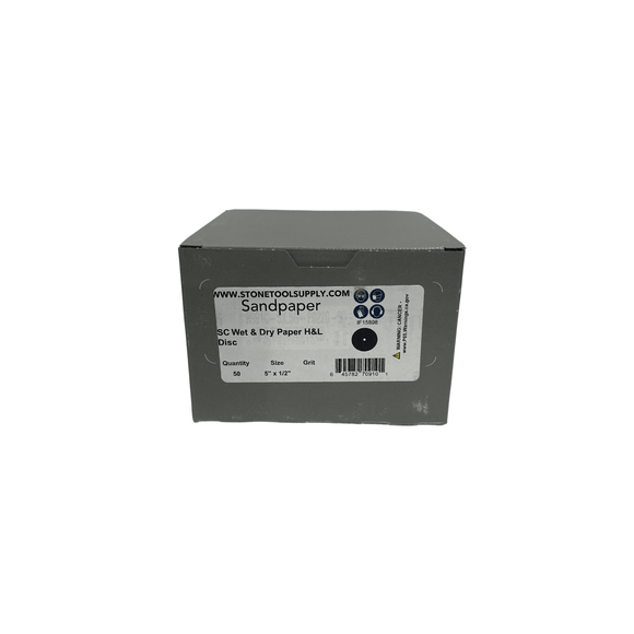 5" Velcro Backed Sandpaper, 400 grit - Direct Stone Tool Supply, Inc