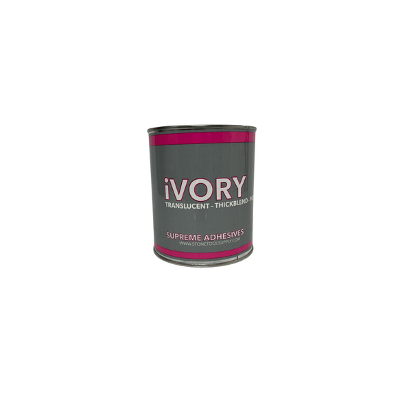 Supreme Adhesives Ivory Poly-Epoxy- 1 Quart - Direct Stone Tool Supply, Inc