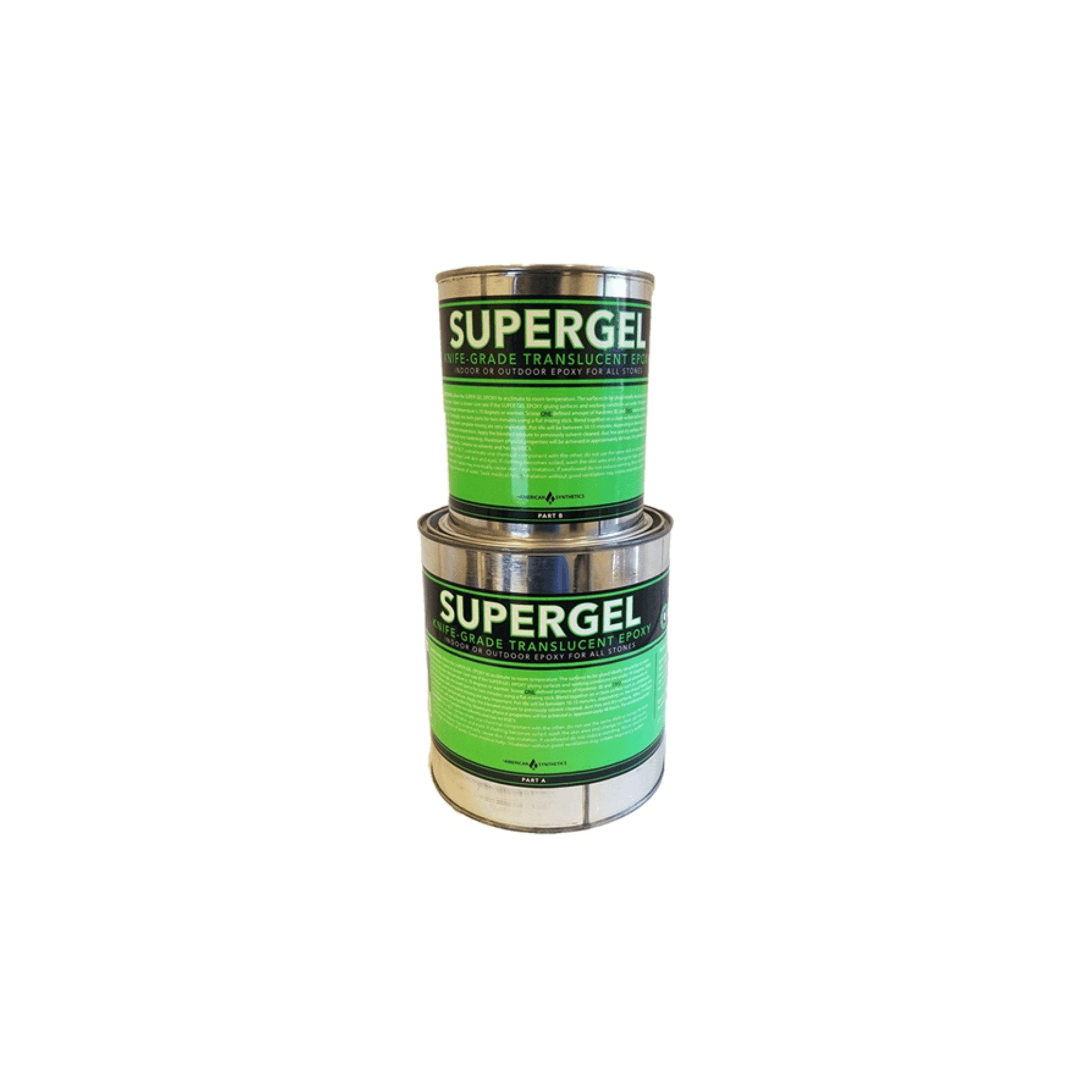 Stone-Weld SuperGel 2:1, 3 Quart Kit - Direct Stone Tool Supply, Inc