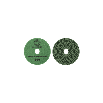 Aggressor 4" Wet Polishing Pad #800 - Direct Stone Tool Supply, Inc