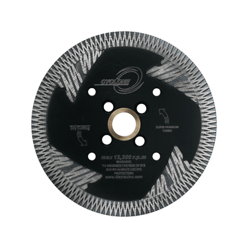 Cyclone Side Segment Turbo Blade 6" - Direct Stone Tool Supply, Inc