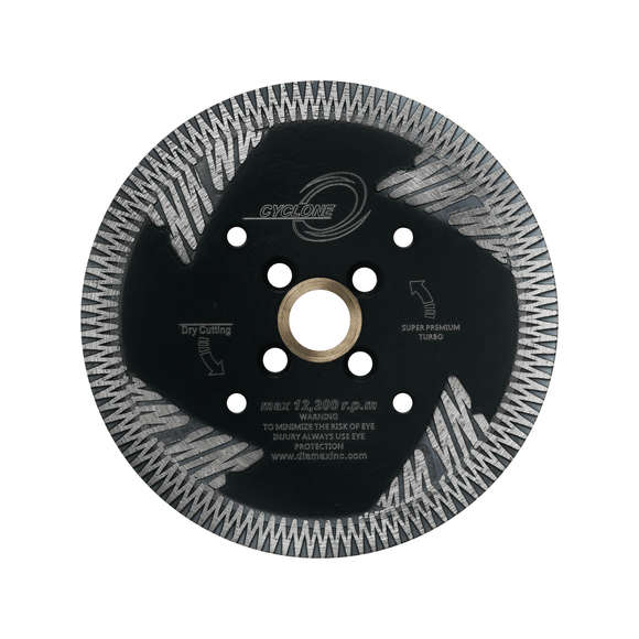 Cyclone Side Segment Turbo Blade 6" - Direct Stone Tool Supply, Inc