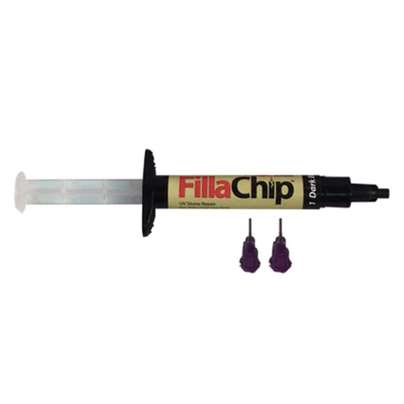 FillaChip™ Translucent Brown Syringe - Direct Stone Tool Supply, Inc