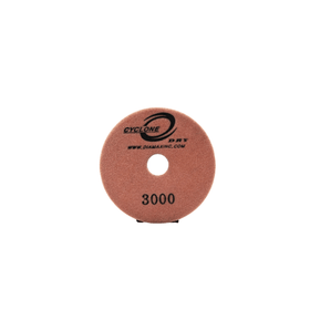 Cyclone Dry Polishing Pad 4" 3000 - Direct Stone Tool Supply, Inc
