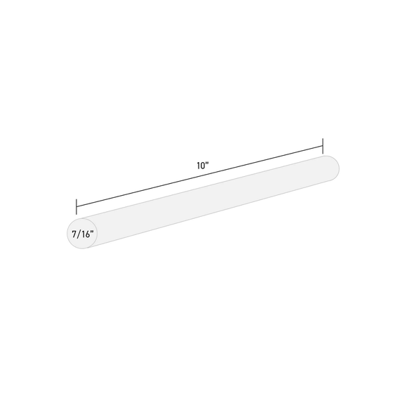 Direct Clear Glue Sticks 10" - Direct Stone Tool Supply, Inc