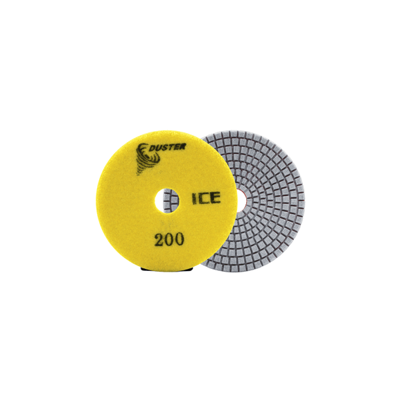 Duster Ice ES Polishing Pad 4" 200 Grit - Direct Stone Tool Supply, Inc