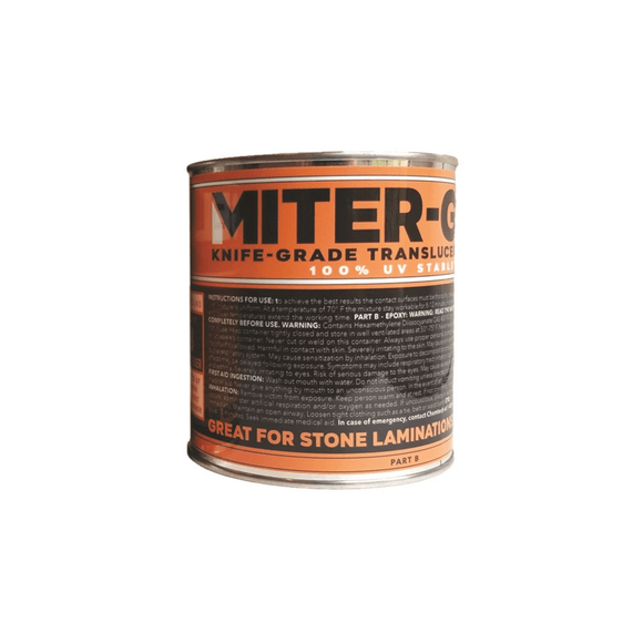 Stone-Weld Miter-Gel 1 to 1 (2) Quart A/B Kit - Direct Stone Tool Supply, Inc
