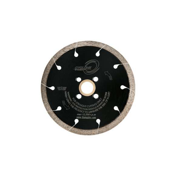 Cyclone Continuous Rim Blade 6" - Direct Stone Tool Supply, Inc