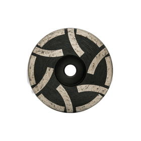 Cyclone Flat Resin Cup Wheel "Medium" - Direct Stone Tool Supply, Inc